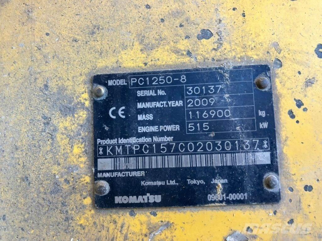 Komatsu PC1250-8 Kāpurķēžu ekskavatori
