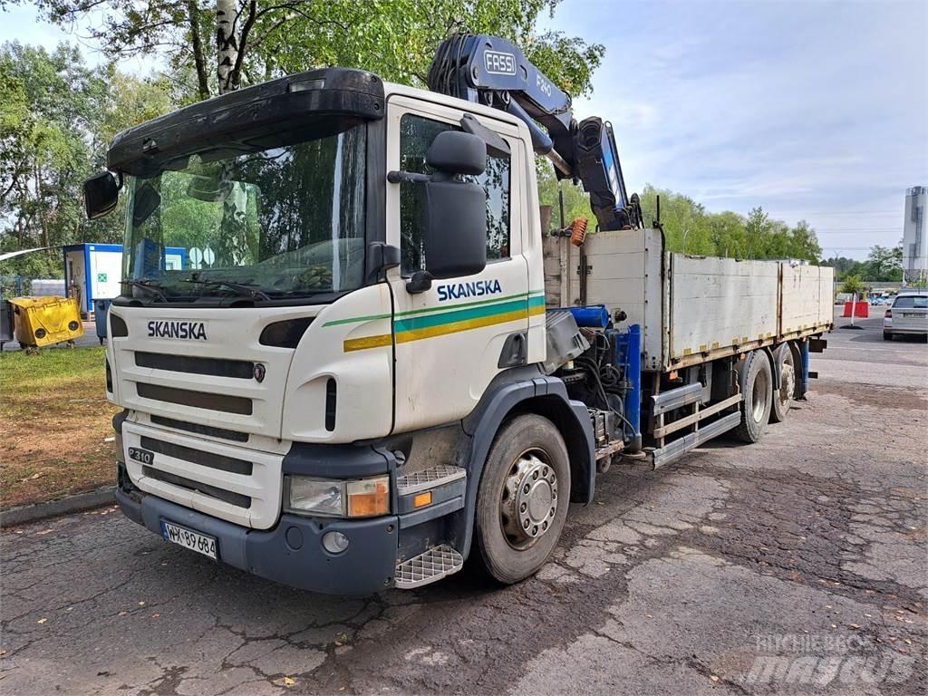 Scania P310 + HR Platformas/izkraušana no sāniem