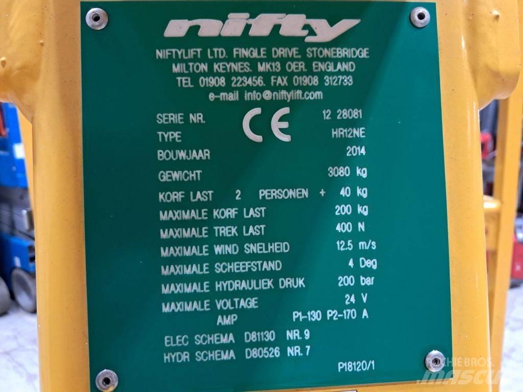 Niftylift HR12NE Strēles pacēlāji