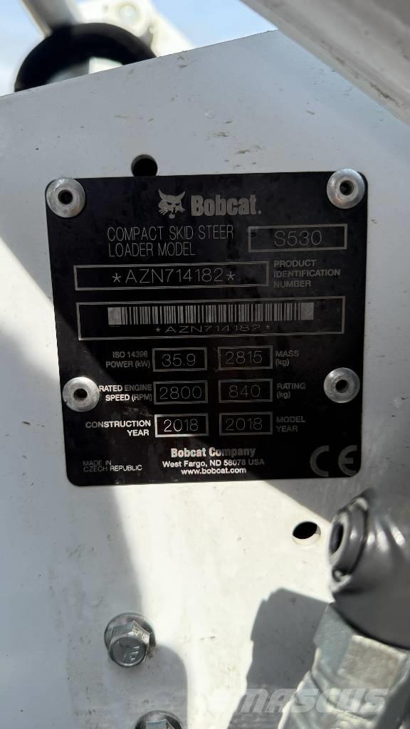Bobcat S 530 Lietoti riteņu kompaktiekrāvēji
