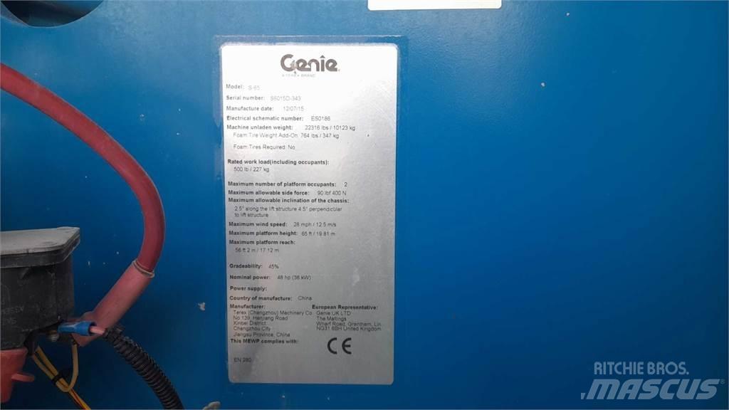 Genie S65 Teleskopiskie pacēlāji