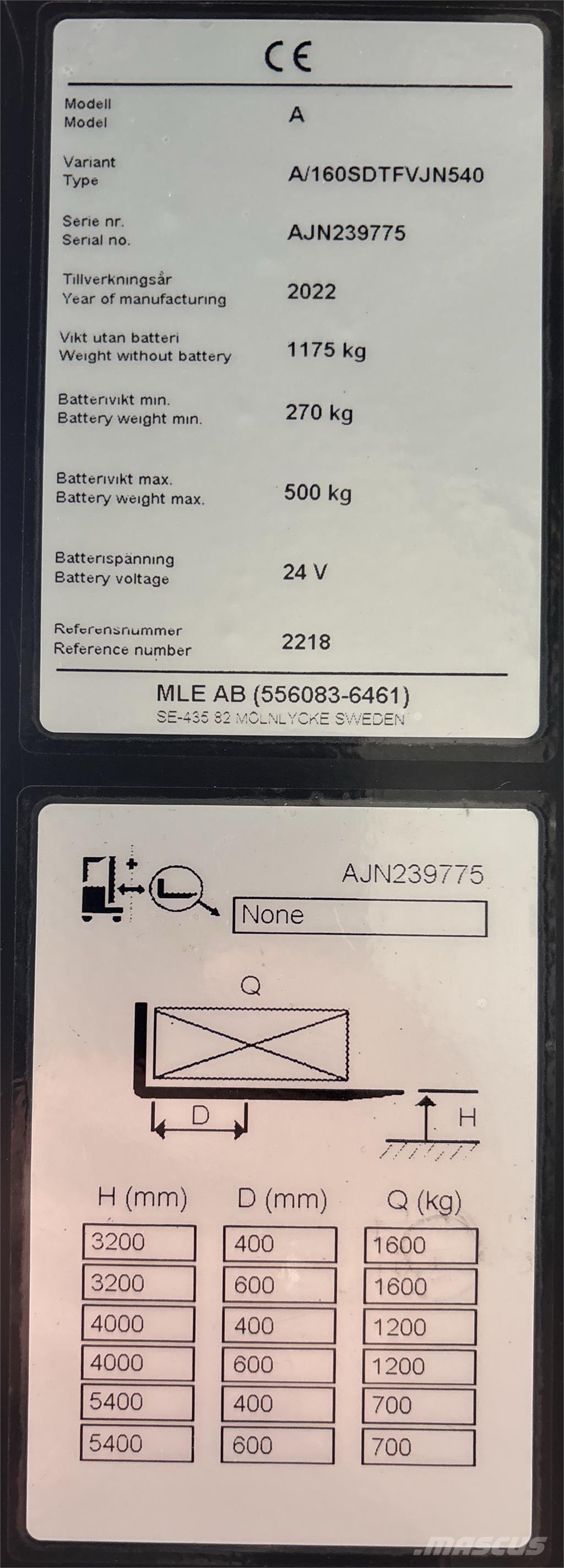 Atlet A160 Pašgājēji krautnētāji