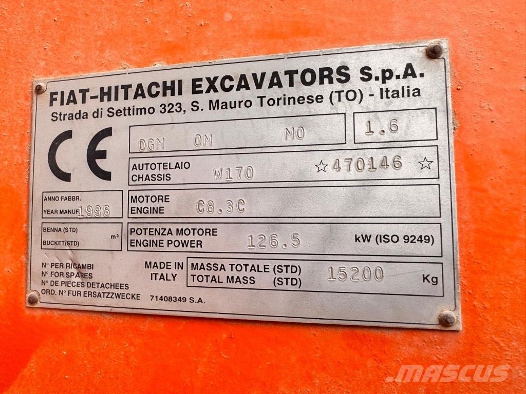 Hitachi W 170 Iekrāvēji uz riteņiem