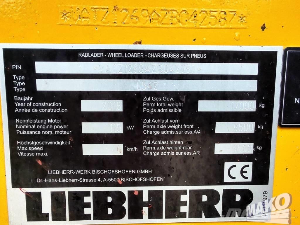 Liebherr L 542 Iekrāvēji uz riteņiem