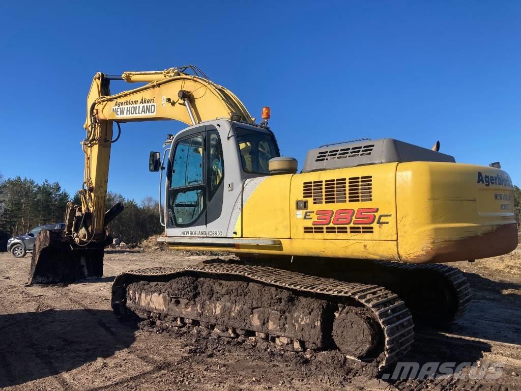 New Holland E 385 Kāpurķēžu ekskavatori