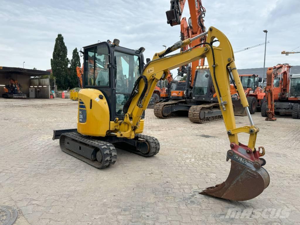 Komatsu PC26MR-3 Mini ekskavatori < 7 t