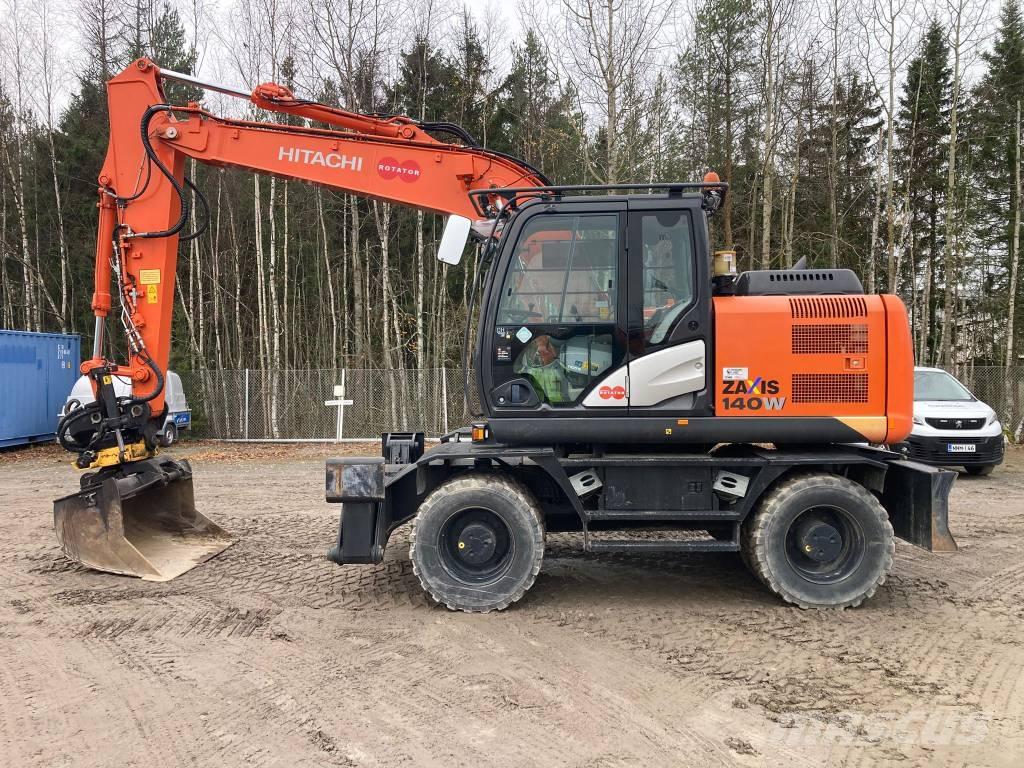 Hitachi ZX 140 W-5B Ekskavatori uz riteņiem