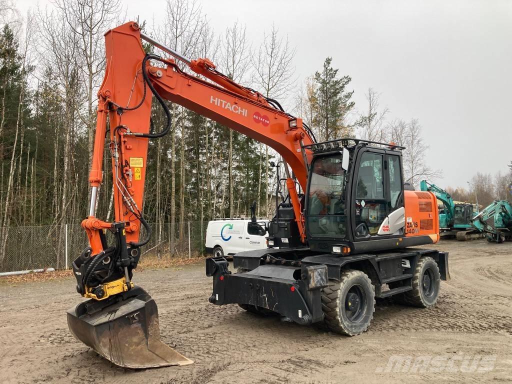 Hitachi ZX 140 W-5B Ekskavatori uz riteņiem