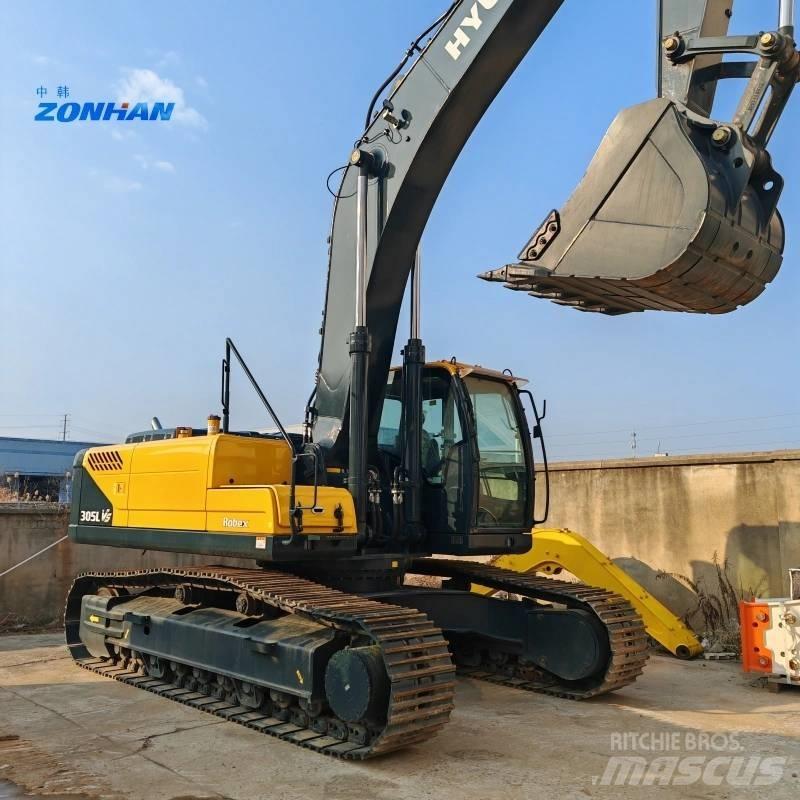 Hyundai 305L Kāpurķēžu ekskavatori