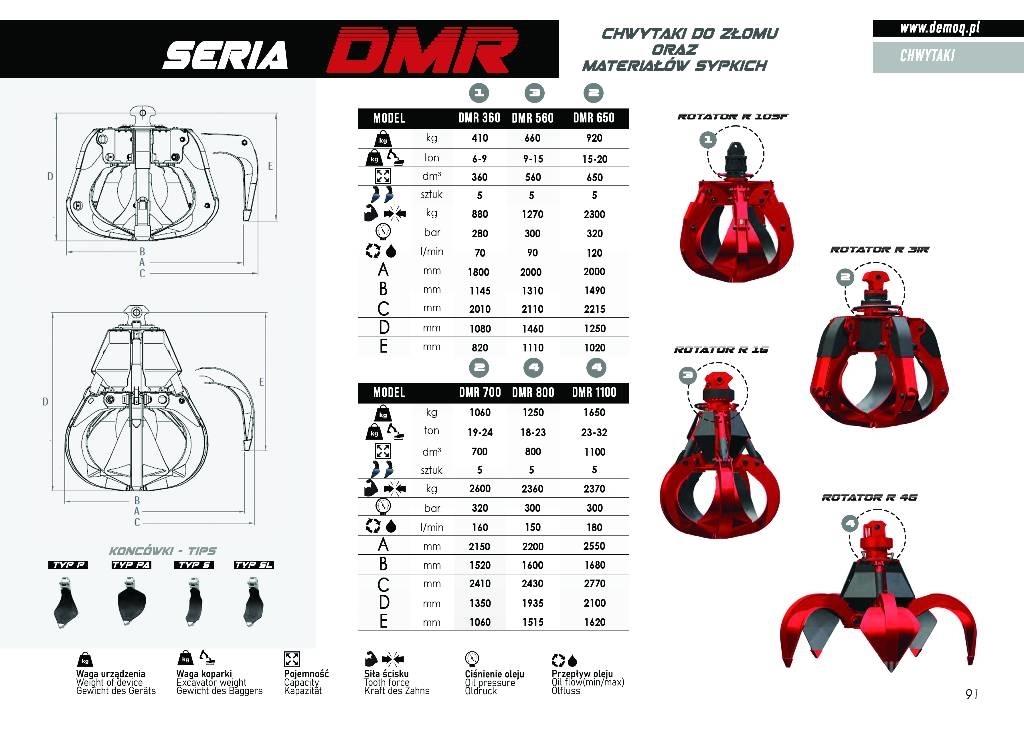  DEMOQ DMR700 Pašgrābji