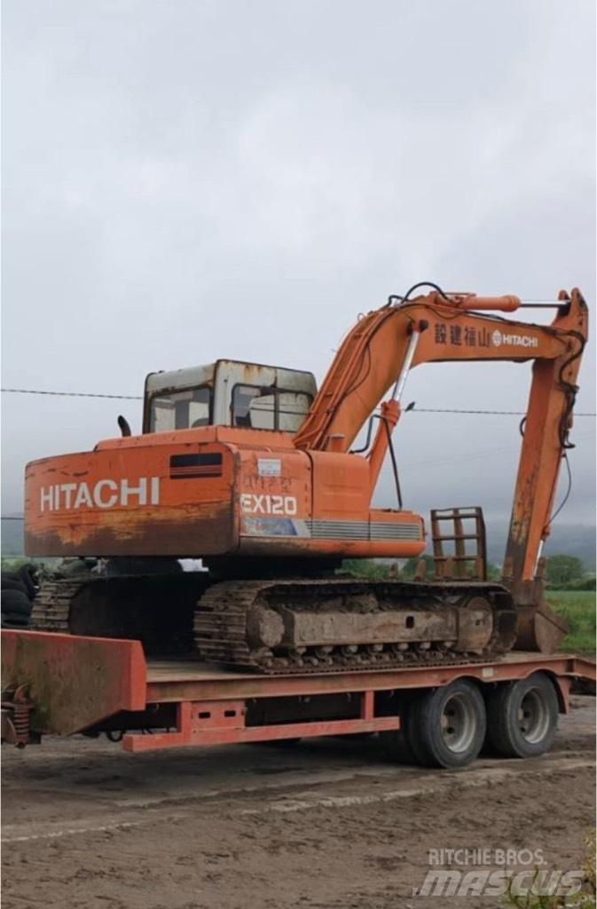 Hitachi EX 120-1 Kāpurķēžu ekskavatori