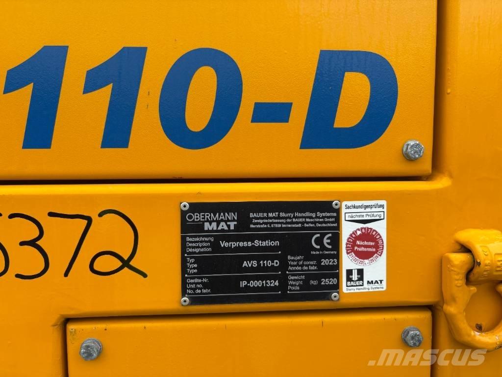 Bauer MAT AVS110-D Būvniecība- Citi
