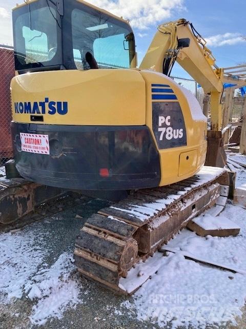 Komatsu PC 78 Kāpurķēžu ekskavatori