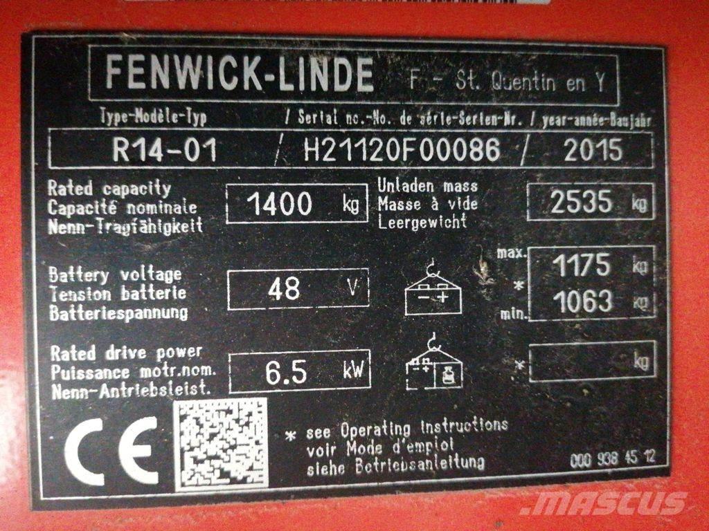Linde R14-01 Lielaugstuma pārvadātājs