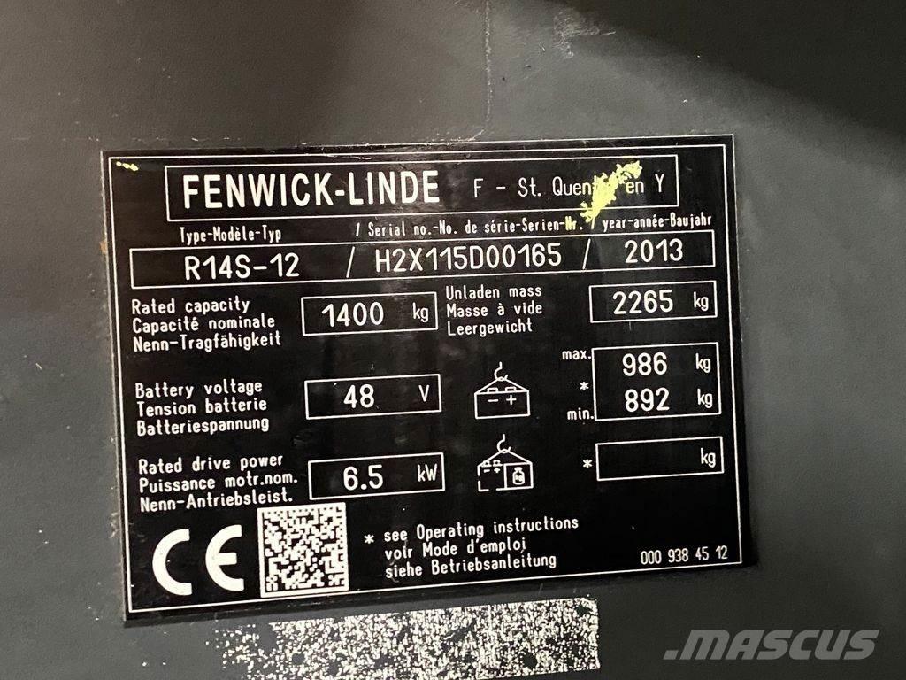 Linde R14S-12 Lielaugstuma pārvadātājs