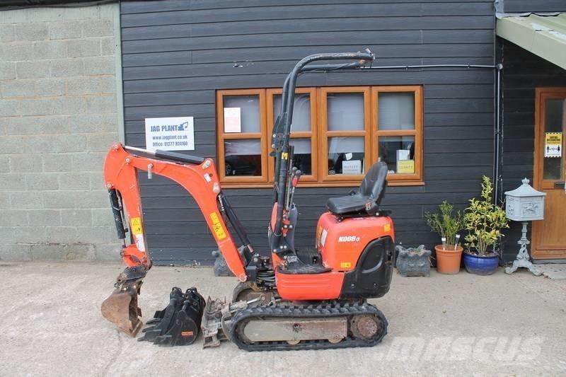 Kubota K 008-3 Mini ekskavatori < 7 t