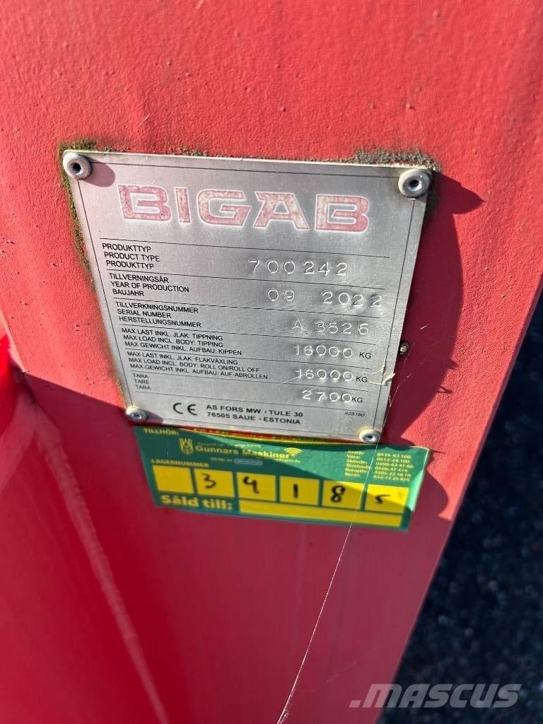 Bigab 242 SCHAKTFLAK Konteineriekrāvēji