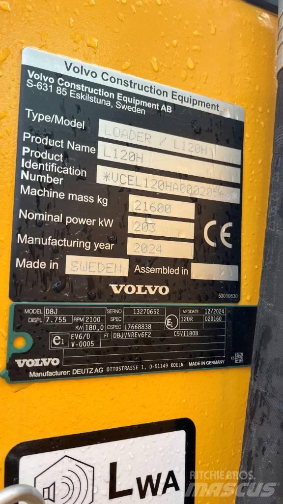 Volvo L120H Iekrāvēji uz riteņiem