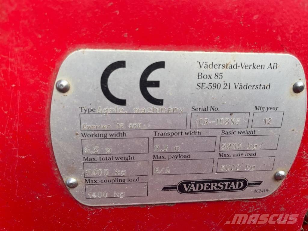 Väderstad Carrier650 Disku lobītāji/ecēšas