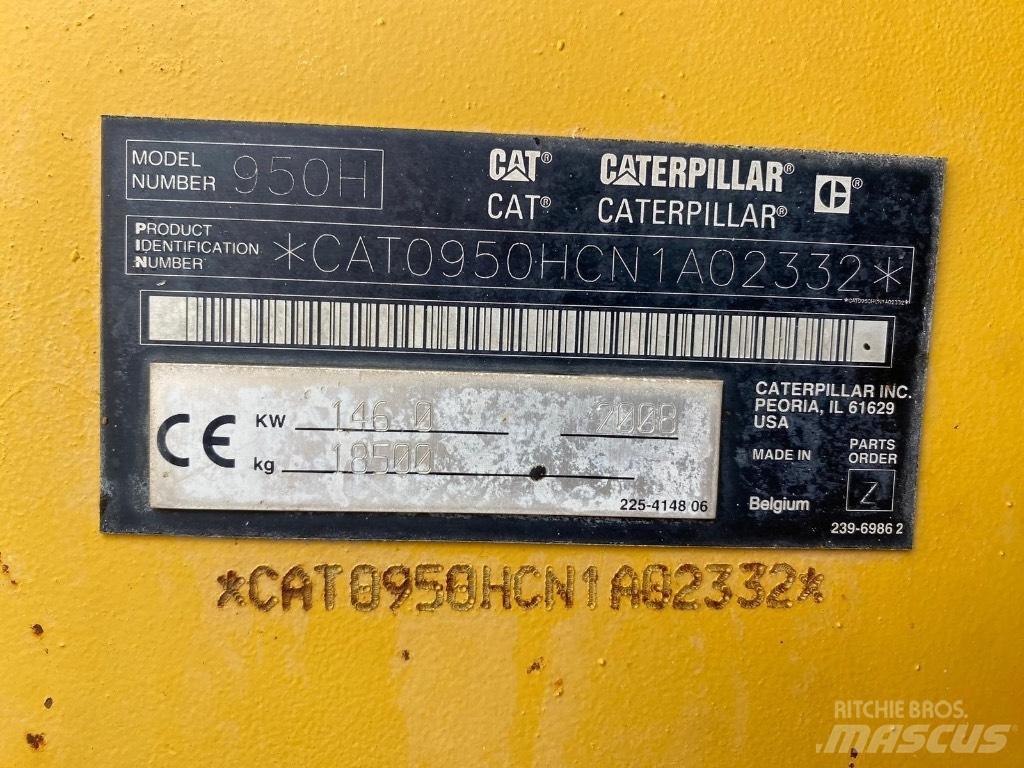 CAT 950 H Iekrāvēji uz riteņiem