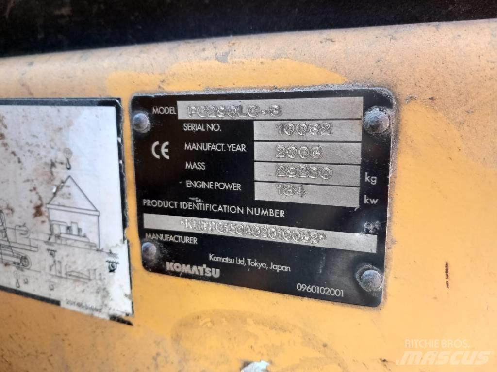 Komatsu PC 290 LC-3 Kāpurķēžu ekskavatori