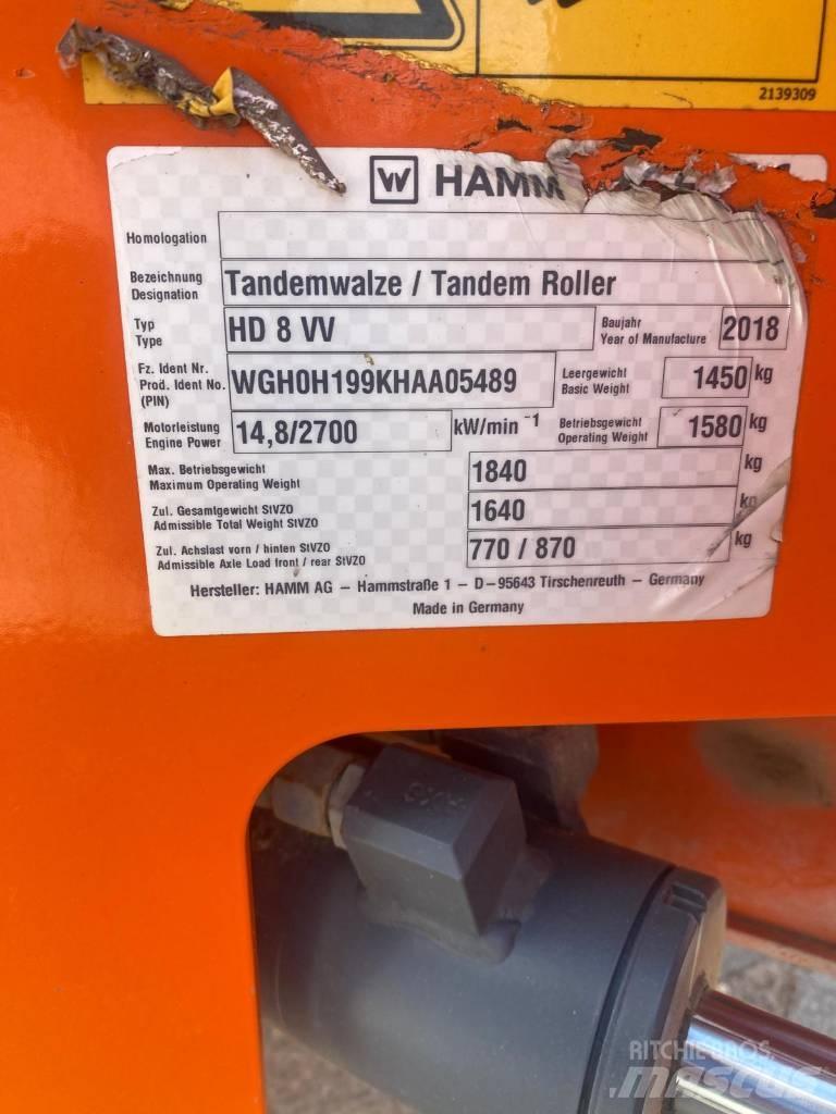 Hamm HD8VV Divvalču grunts veltņi