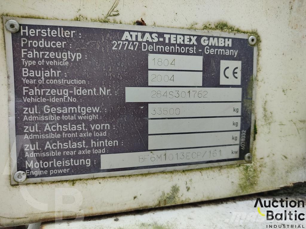 Atlas 1804 MI Ekskavatori tālās sniedzamības darbiem