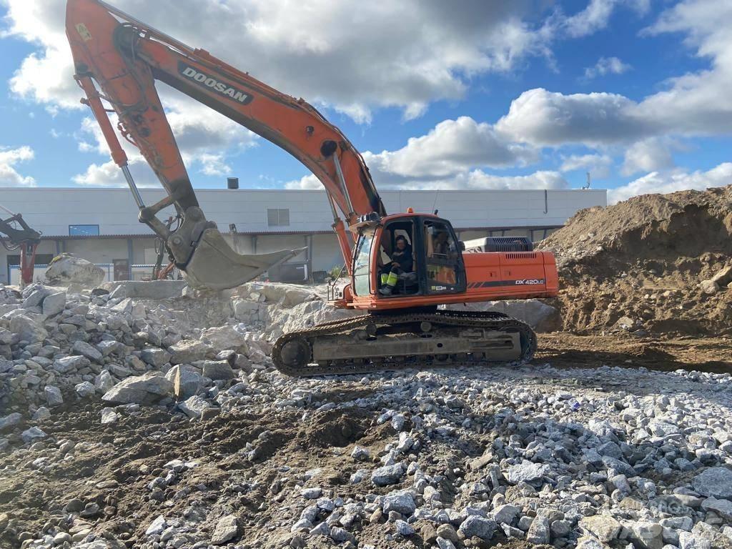 Doosan DX420LC Kāpurķēžu ekskavatori