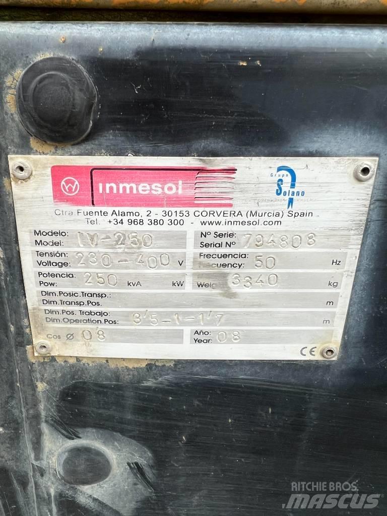 Inmesol IV-250 Dīzeļģeneratori