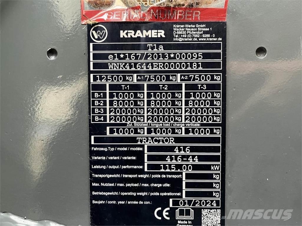 Kramer KT557 Lauksaimniecības pacēlāji