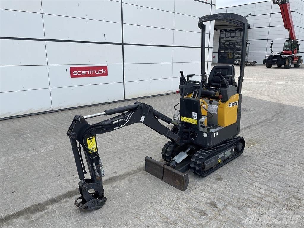 Bobcat E10 Ekskavatori uz riteņiem