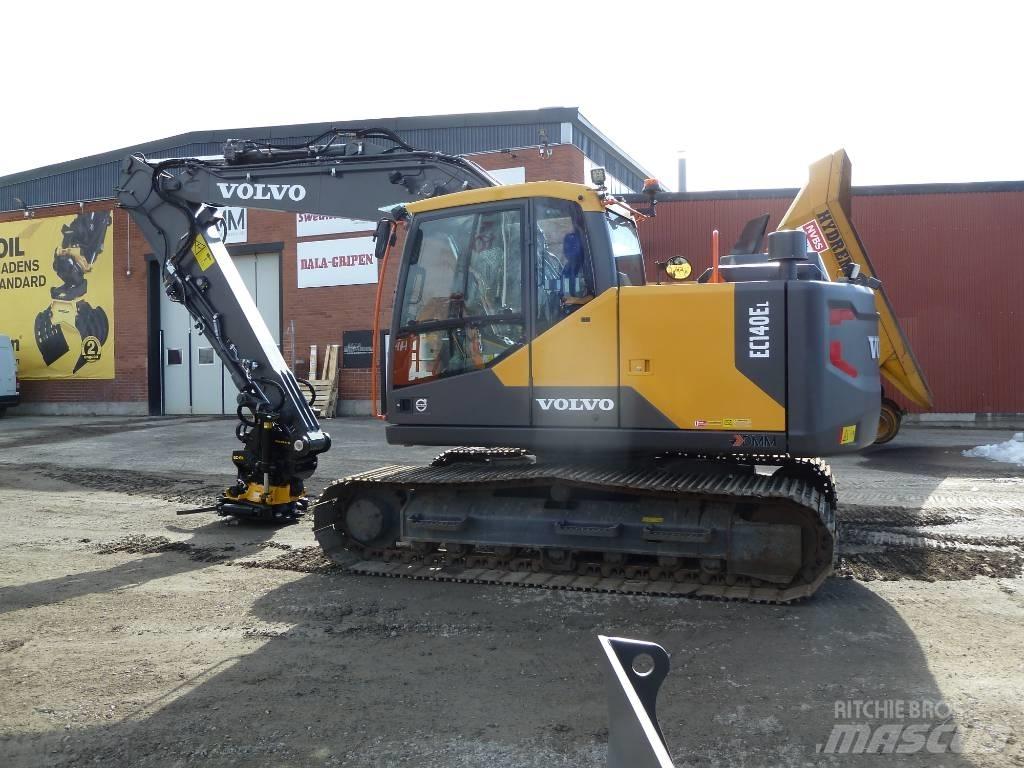 Volvo EC140EL Kāpurķēžu ekskavatori
