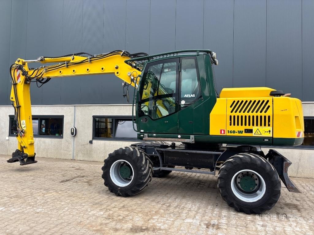 Atlas 160 W - 140 W Ekskavatori uz riteņiem