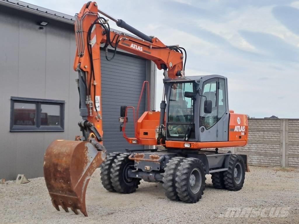 Atlas 140 W Ekskavatori uz riteņiem