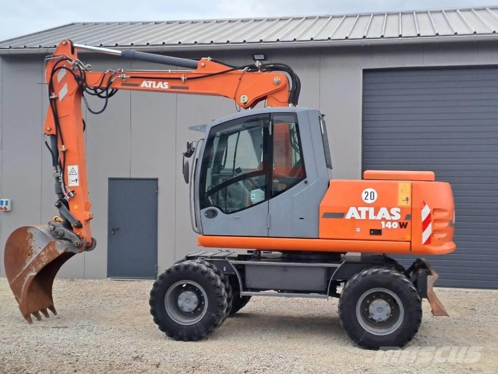 Atlas 140 W Ekskavatori uz riteņiem