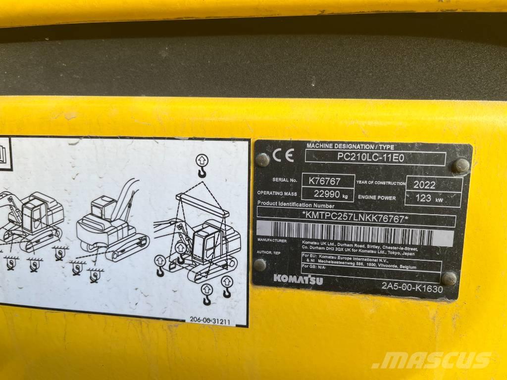 Komatsu PC 210 LC-11 Kāpurķēžu ekskavatori