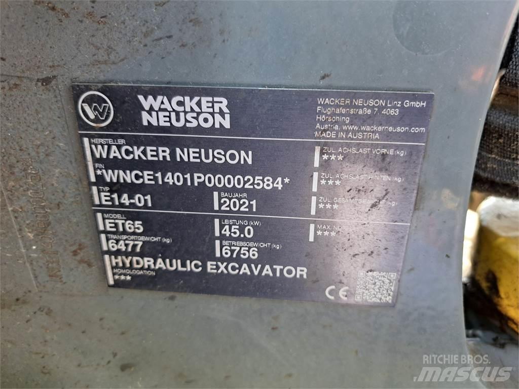 Wacker Neuson ET65 Kāpurķēžu ekskavatori