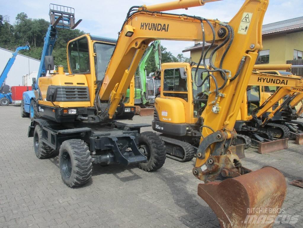 Hyundai Robex 55W-9 Ekskavatori uz riteņiem