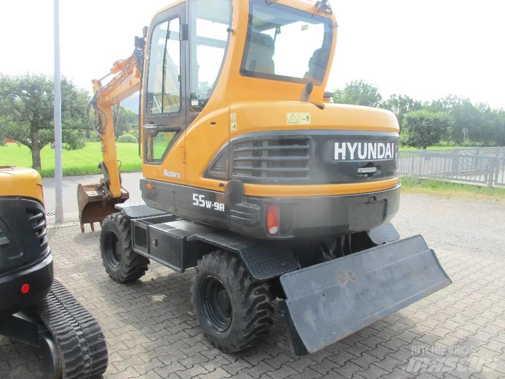 Hyundai Robex 55W-9 Ekskavatori uz riteņiem