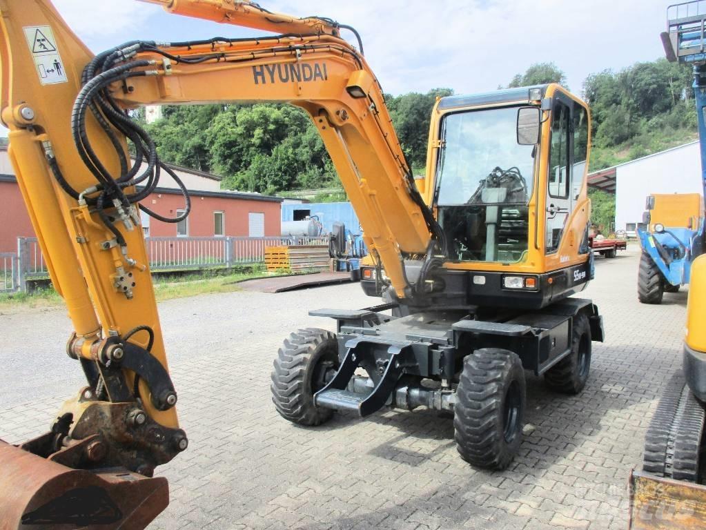 Hyundai Robex 55W-9 Ekskavatori uz riteņiem