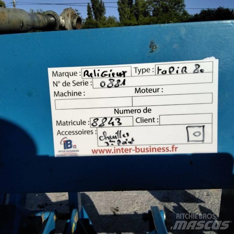 Religieux TAPIR 80 Cita augsnes apstrādes tehnika un papildaprīkojums