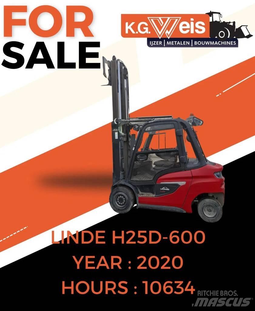 Linde H25D-600 Tehnika ar dīzeļa dzinēju