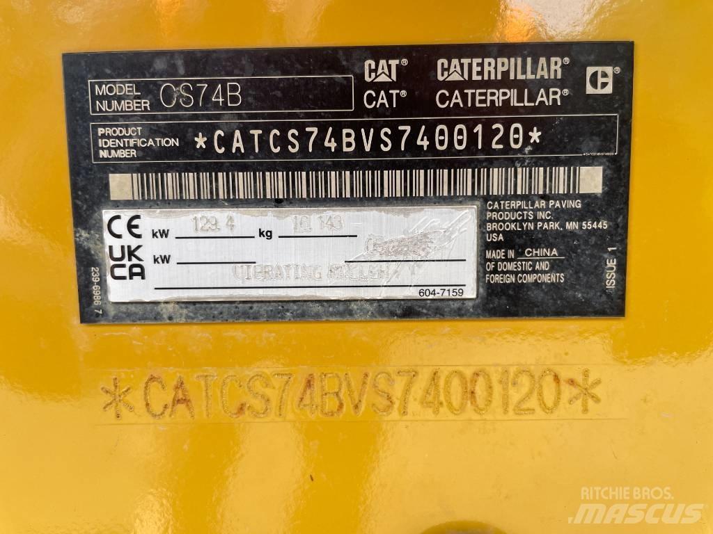 CAT CS 74 B Vienvalča grunts veltņi