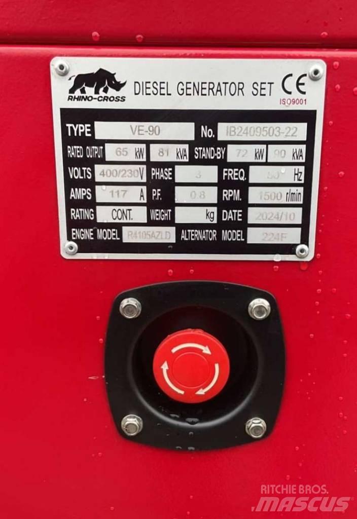 Rhino CROSS 90 KVA Dīzeļģeneratori