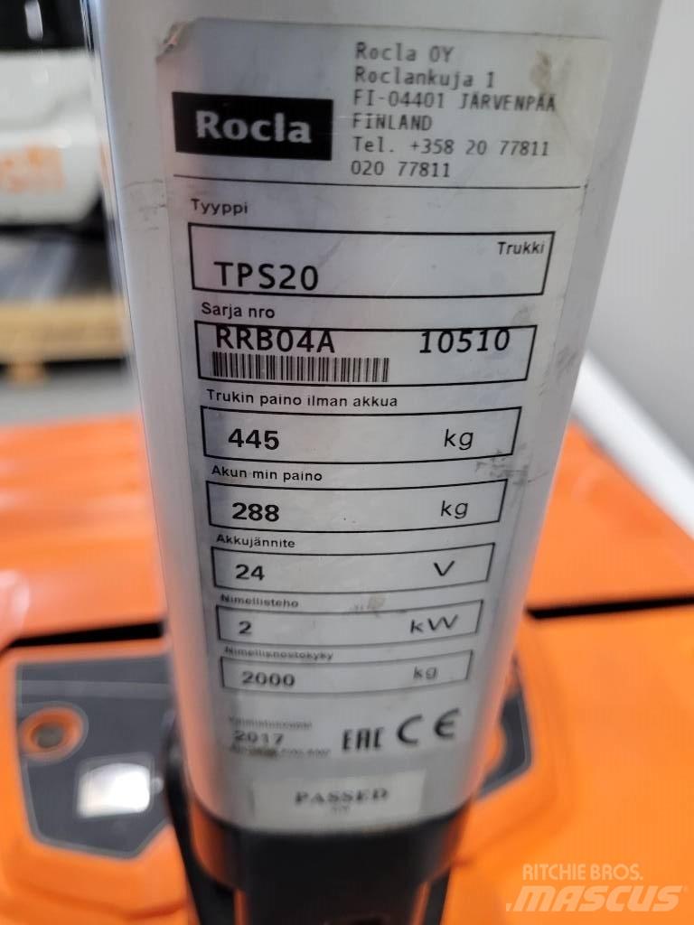 Rocla TPS20 Hidrauliskās stalažas ar platformu