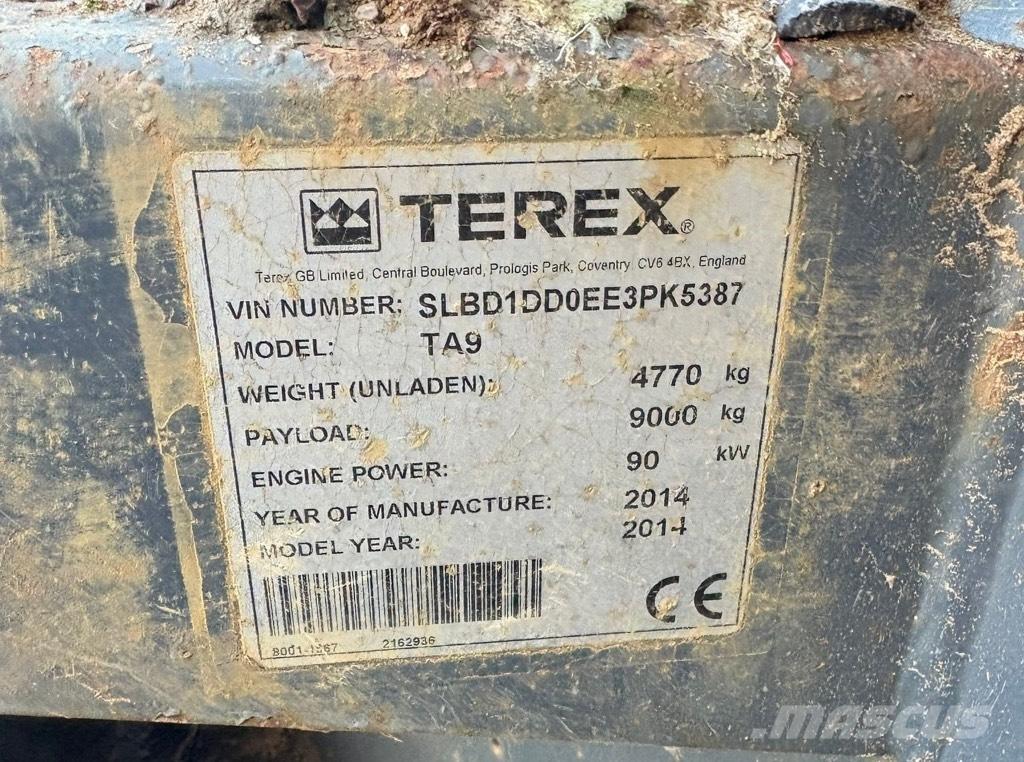 Terex TA9 Mini pašizgāzēji