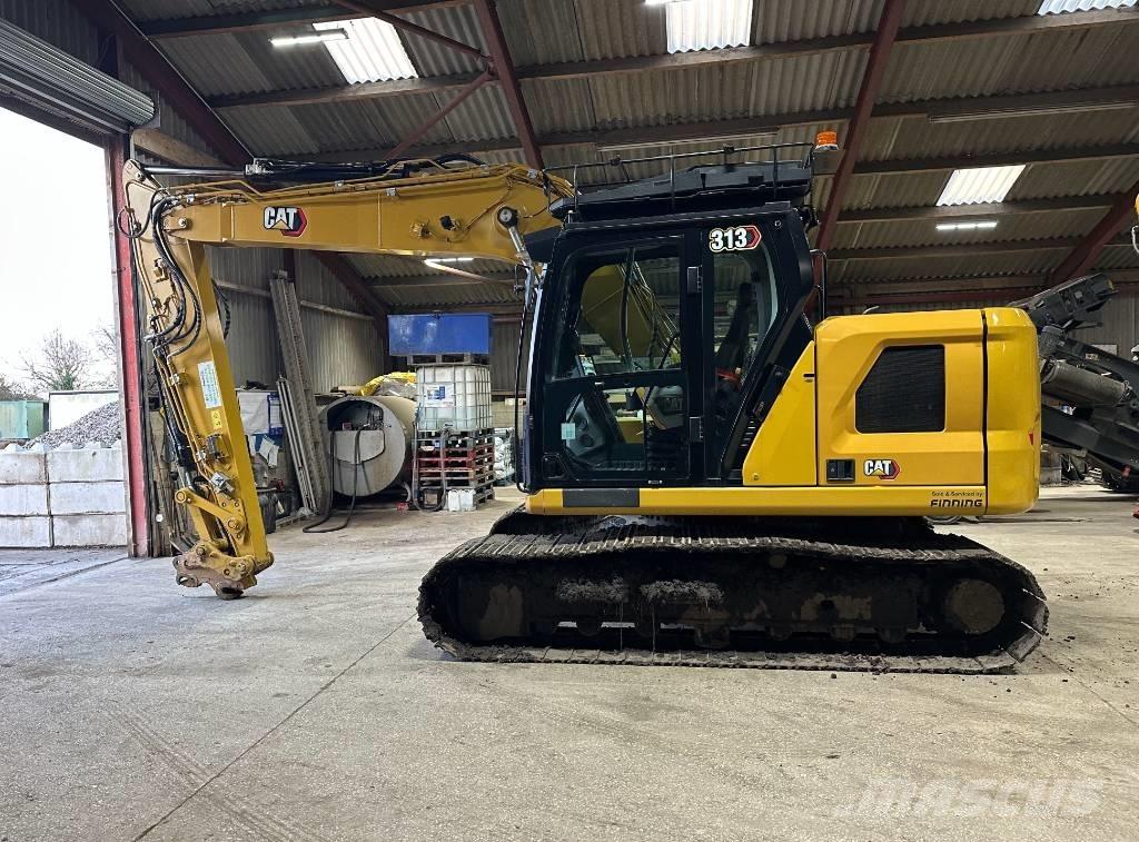 CAT 313 Kāpurķēžu ekskavatori