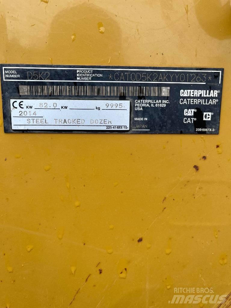 CAT D 5 K 2 LGP Kāpurķēžu buldozeri