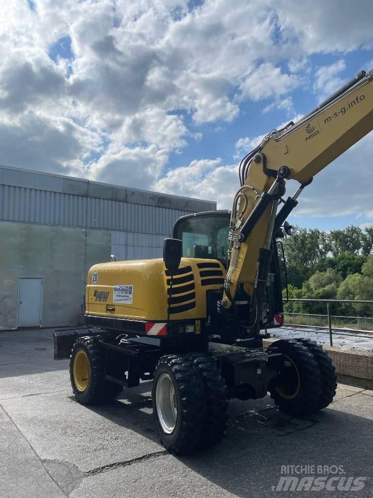 Yanmar B 95 W Ekskavatori uz riteņiem