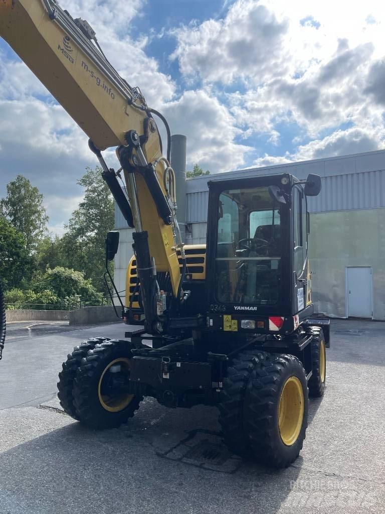 Yanmar B 95 W Ekskavatori uz riteņiem